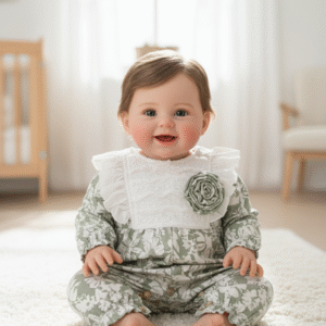 Boy Romper Checker & cap